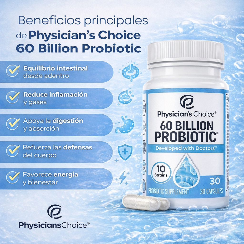 Tu digestión no debería ser una lucha diaria - 60 BIILION PROBIOTICO (Original)
