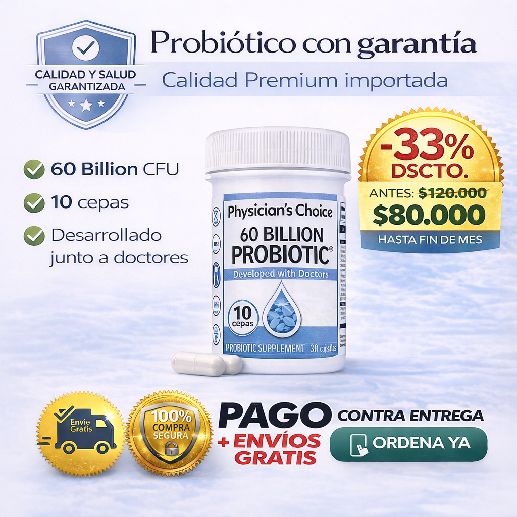 Tu digestión no debería ser una lucha diaria - 60 BIILION PROBIOTICO (Original)